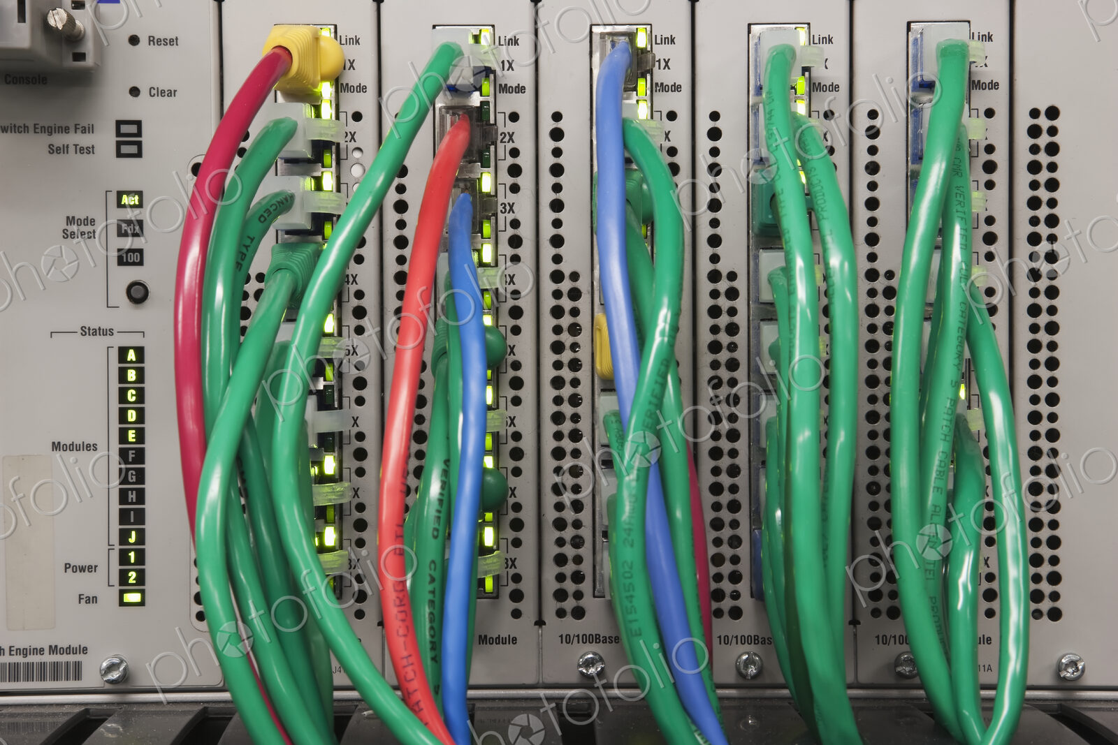 Cabling In The Back of a Computer