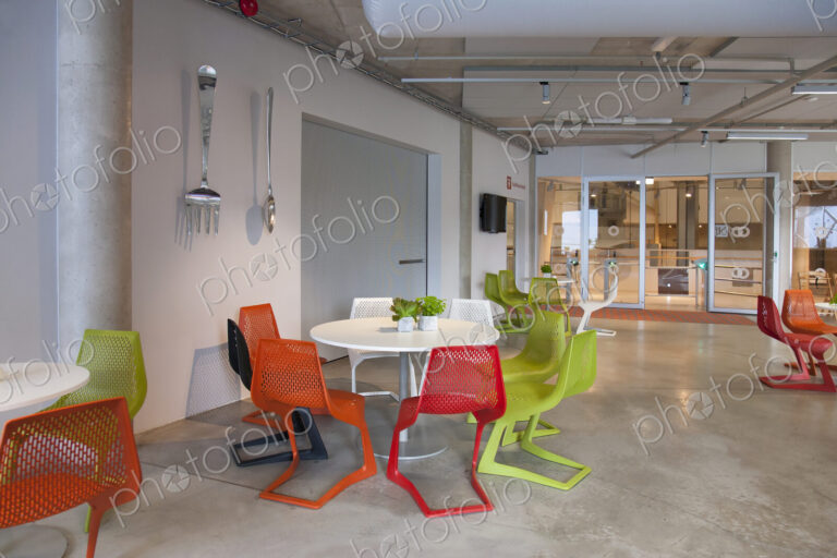 Cafe Seating in a Science Center