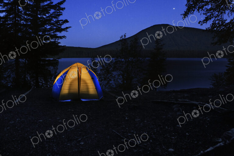 Campsite at Night