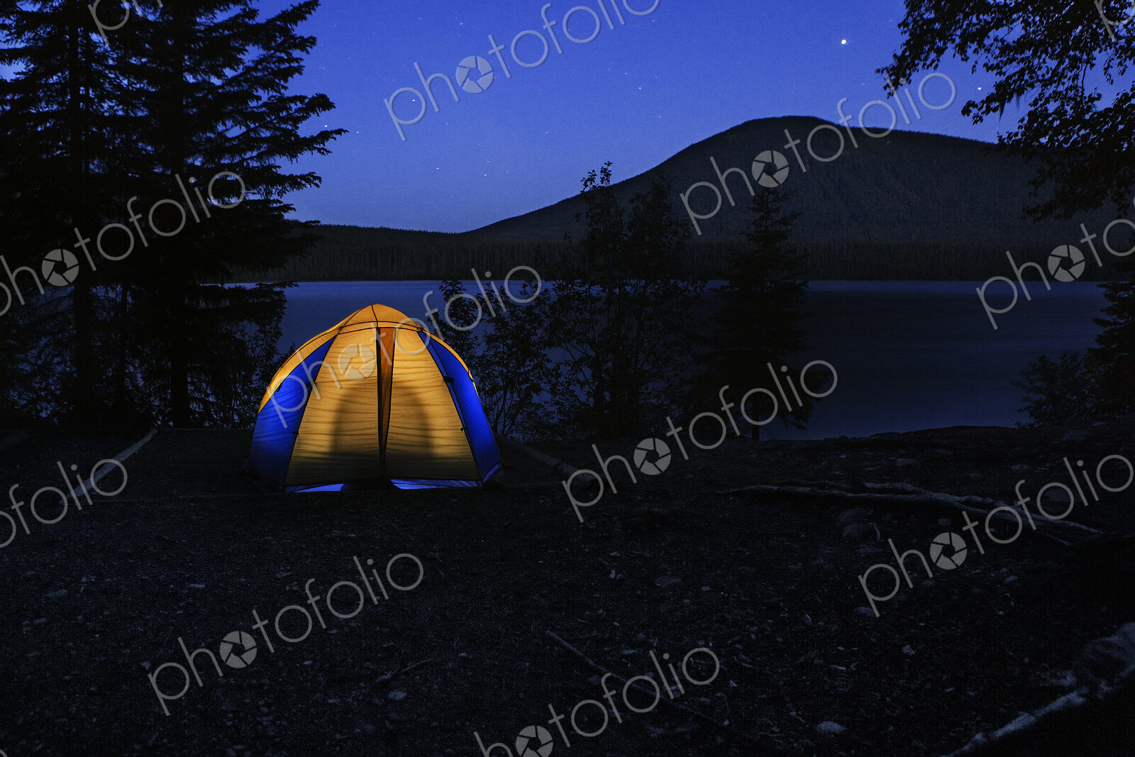Campsite at Night