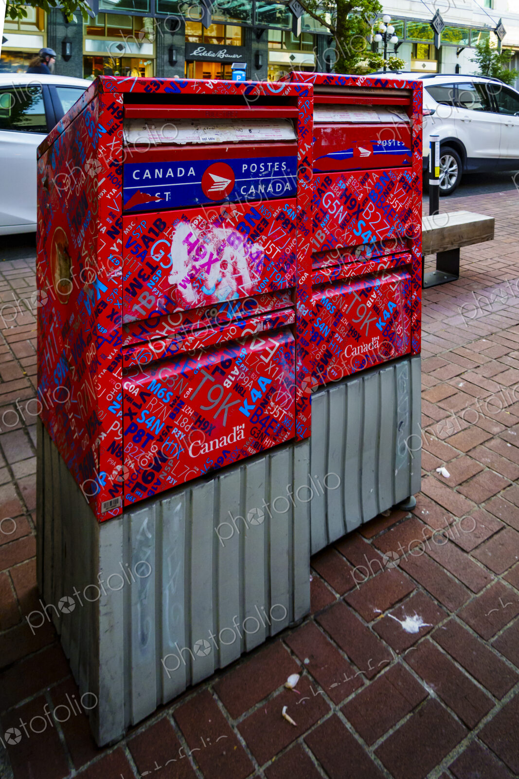 Canada Postal boxes Victoria BC, Canada