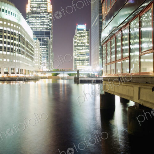 Canary Wharf at Night