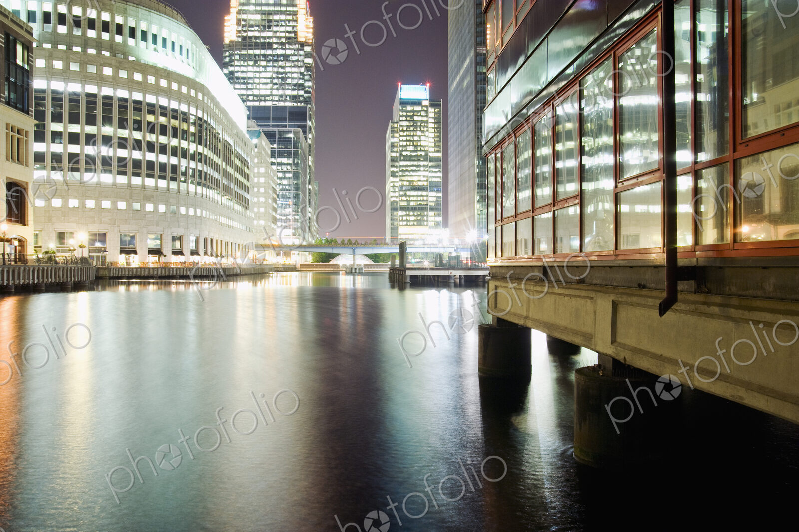 Canary Wharf at Night