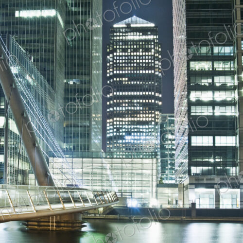 Canary Wharf at Night