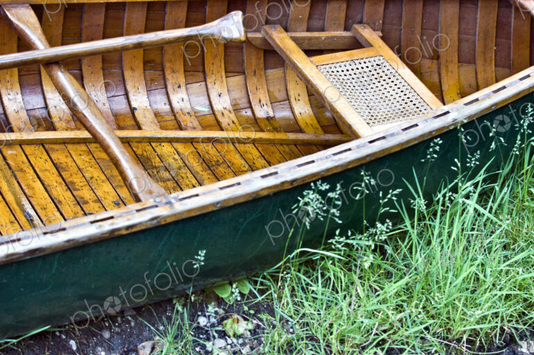 Canoe and Oars