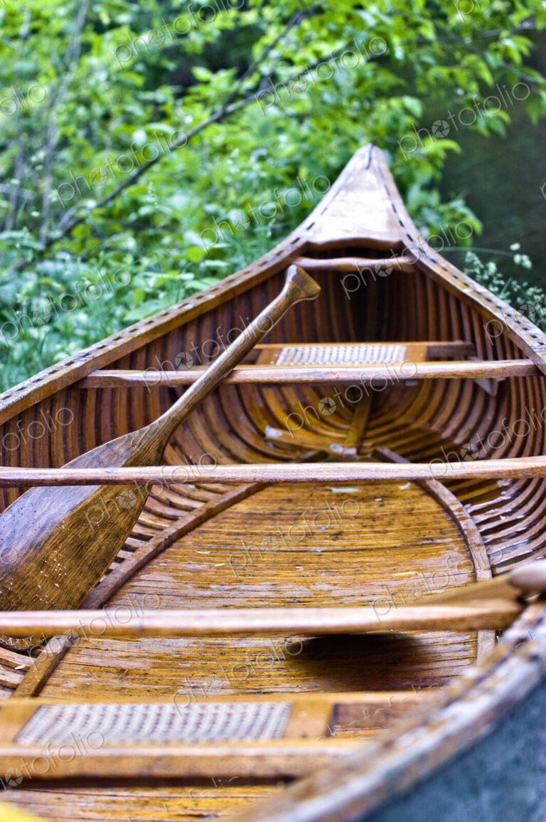 Canoe and Oars