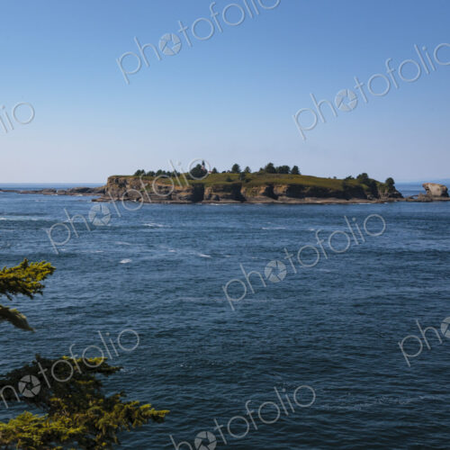 Cape Flattery, Tatoosh Island and Cape Flattery Light, view of an offshore island with… Cape Flattery, Tatoosh Island and Cape Flattery Light, view of an offshore island with…