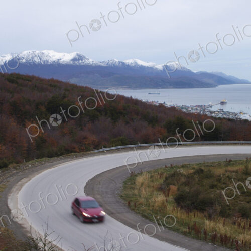Car Driving On Curved Road Car Driving On Curved Road
