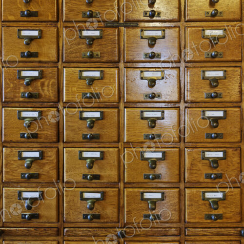 Card Catalog Drawers