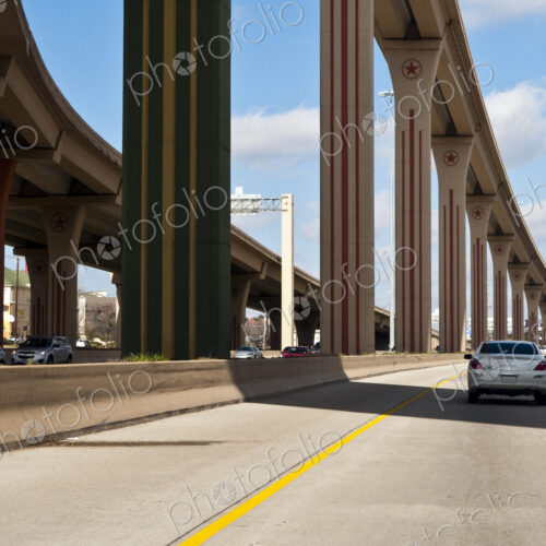 Cars Driving on a Freeway Cars Driving on a Freeway