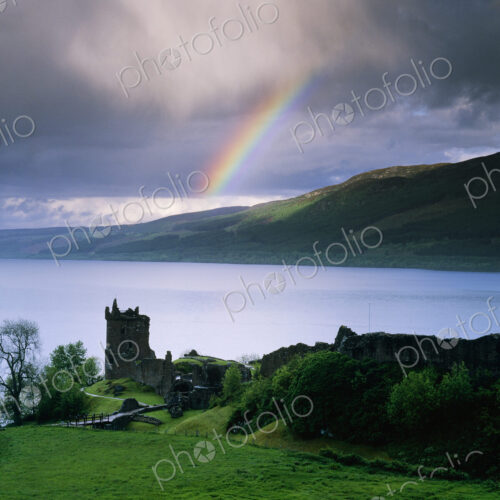 Castle Urquhart on the Shore of Loch Ness