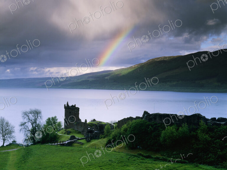 Castle Urquhart on the Shore of Loch Ness