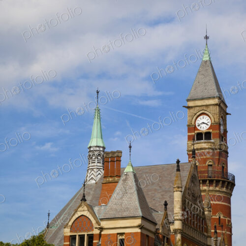 Cathedral With a Clock Tower Cathedral With a Clock Tower