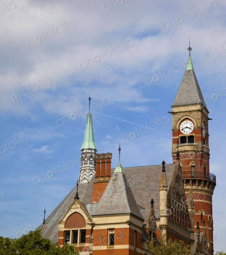 Cathedral With a Clock Tower