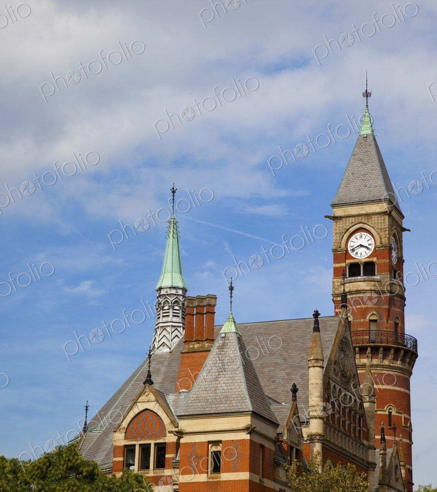 Cathedral With a Clock Tower