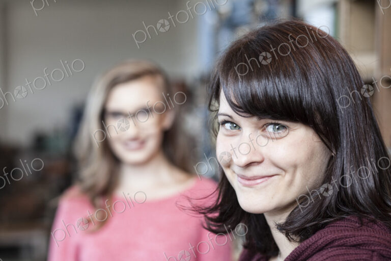 Caucasian women hanging out together.