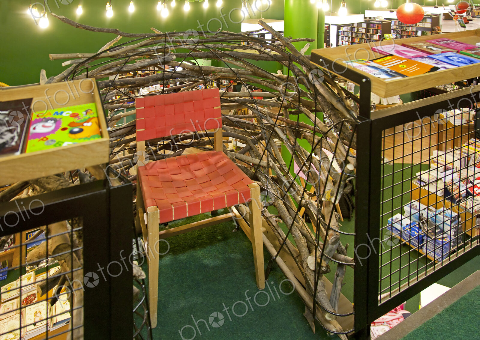 Chair in a Bookstore