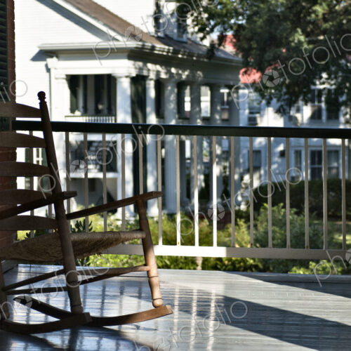 Chair on Front Porch Chair on Front Porch