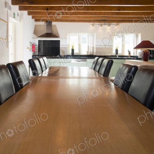 Chairs at empty dining tables Chairs at empty dining tables
