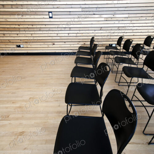 Chairs in an Auditorium Chairs in an Auditorium