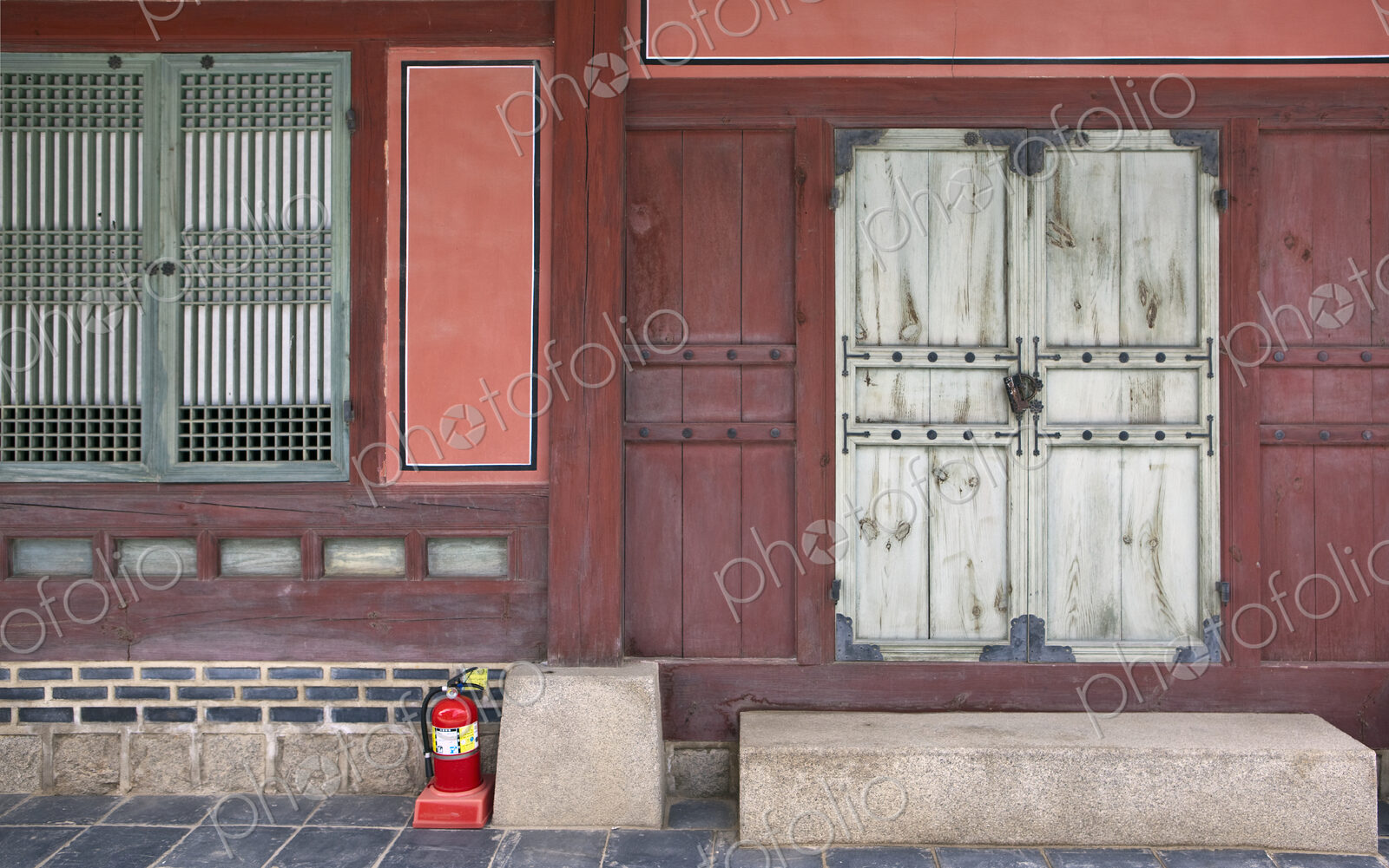 Changdeokgung Palace,Seoul,South Korea, an exterior wall of a royal palace and UNESCO…