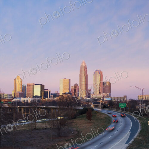 Charlotte Skyline at Sunrise Charlotte Skyline at Sunrise
