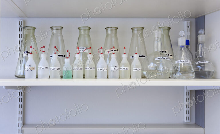 Chemistry laboratory at a university chemistry department .