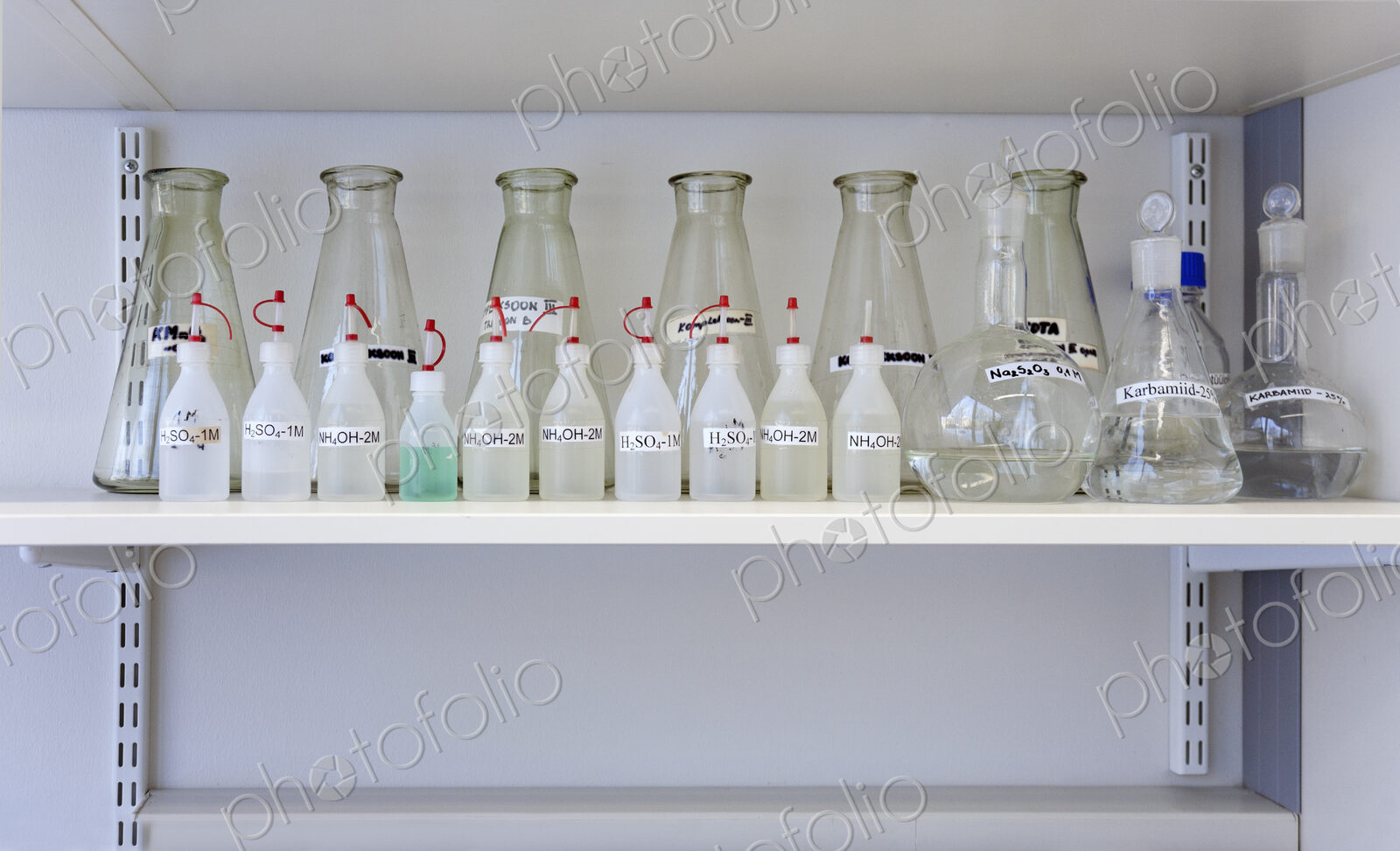 Chemistry laboratory at a university chemistry department .