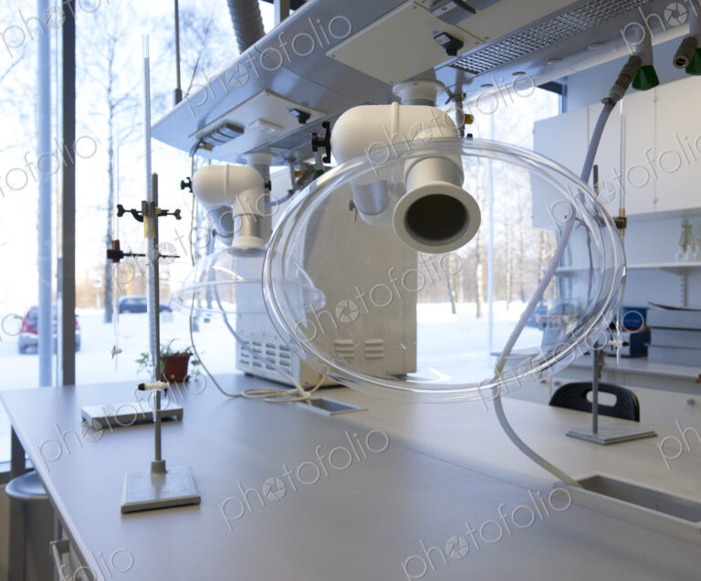 Chemistry laboratory at a university chemistry department .