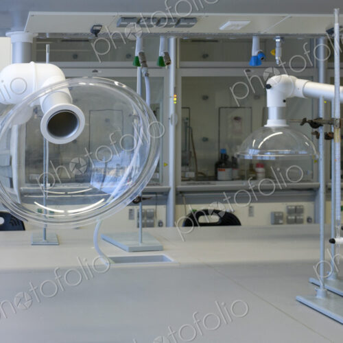 Chemistry laboratory at a university chemistry department .