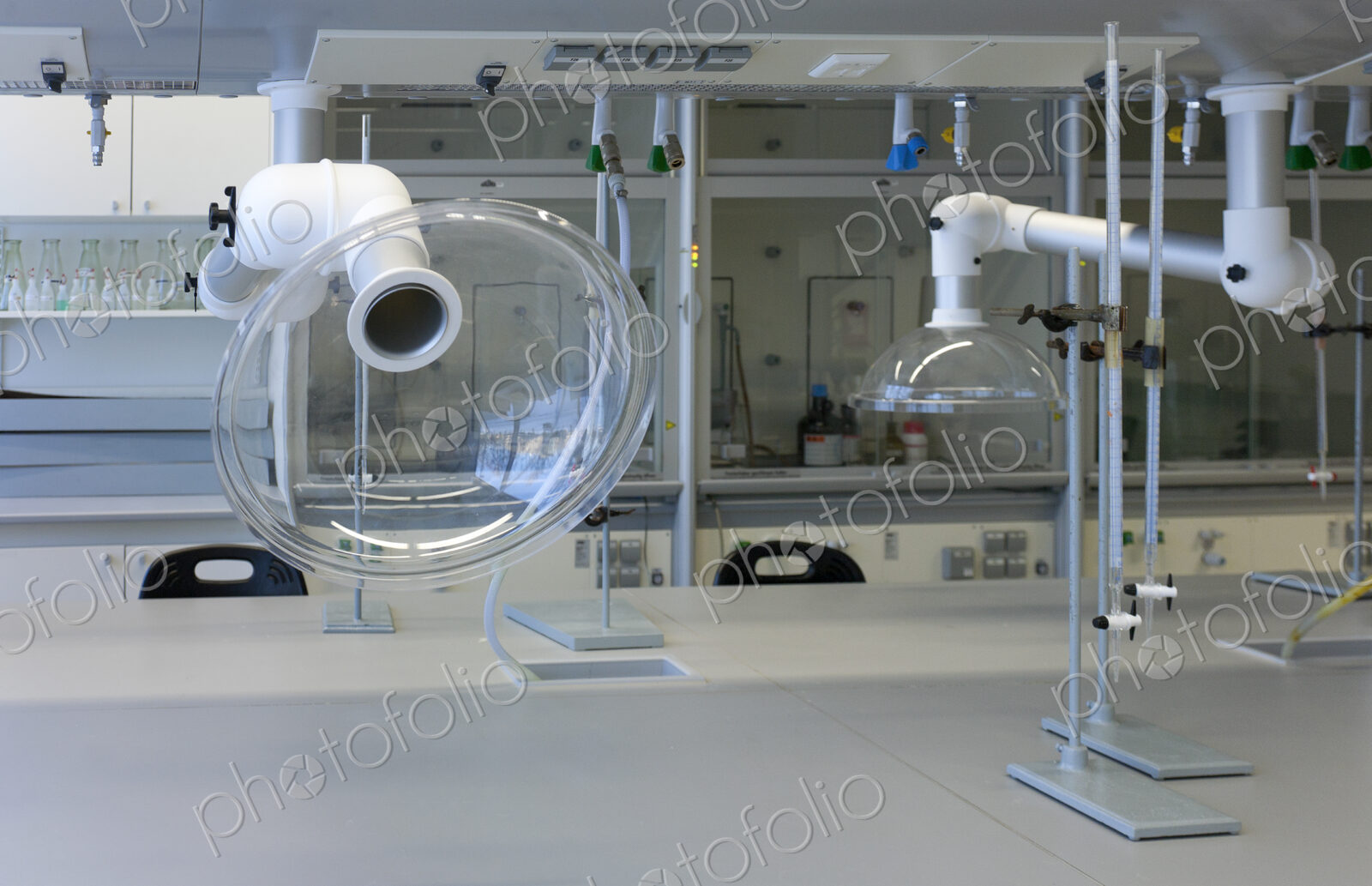 Chemistry laboratory at a university chemistry department .