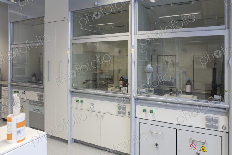 Chemistry laboratory at a university chemistry department .
