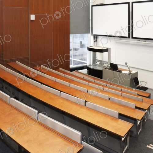 Chemistry lecture theatre with raked seats. Chemistry lecture theatre with raked seats.