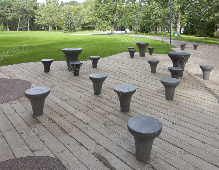 Chess Tables at a Park