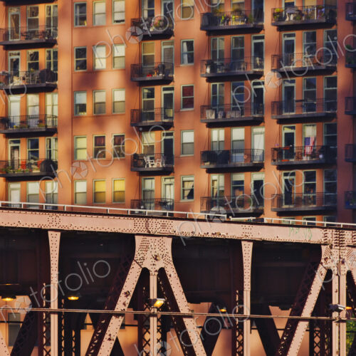 Chicago Transit Rail System Bridge