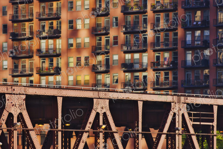 Chicago Transit Rail System Bridge