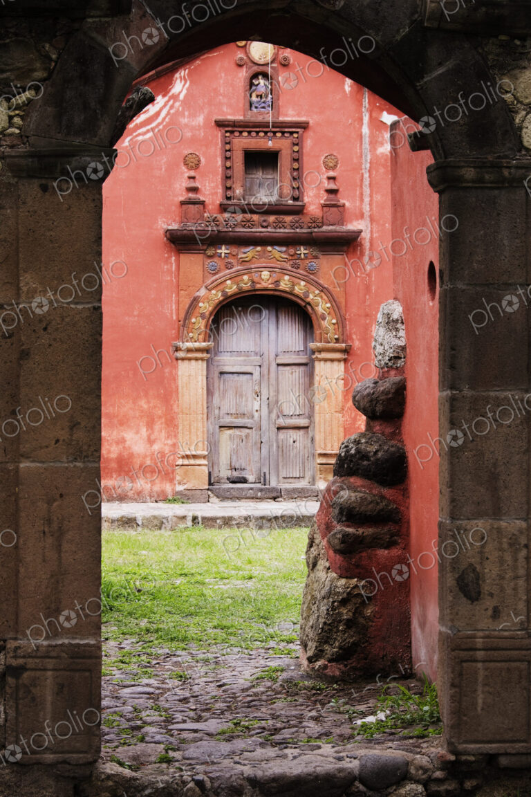 Church Through Archway