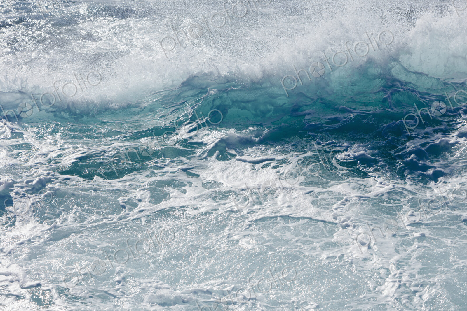 Churning ocean water and waves, Point Lobos State Reserve, California