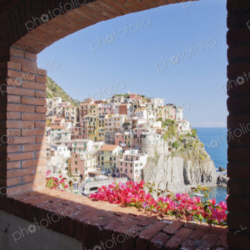 Cinque Terre Town of Manarola