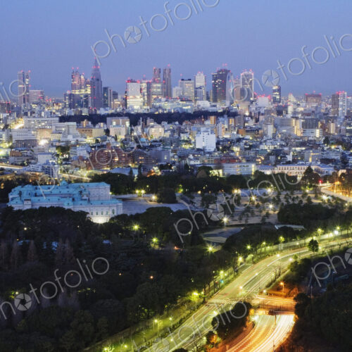 City Night Skyline