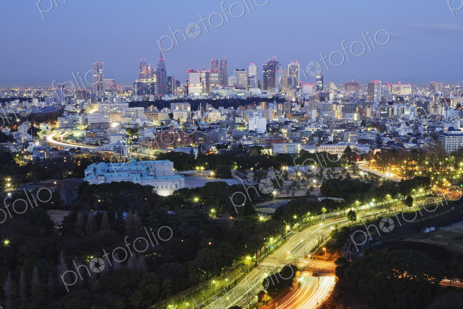 City Night Skyline