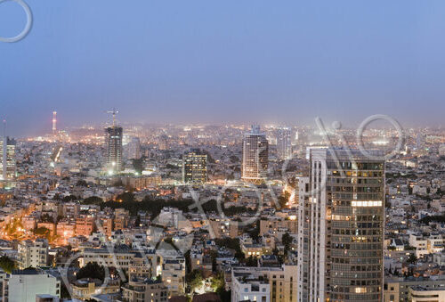 City Skyline At Night City Skyline At Night