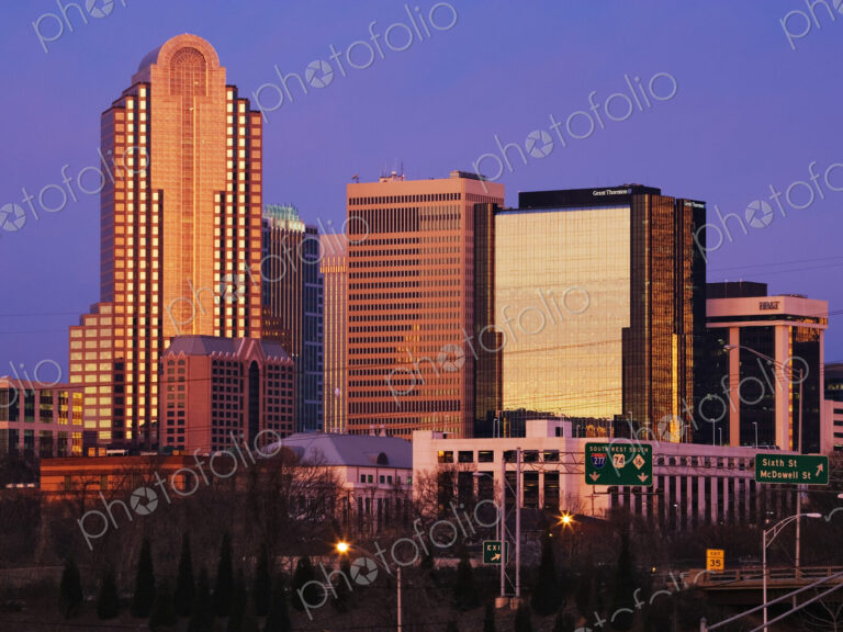 City Skyline at Dusk