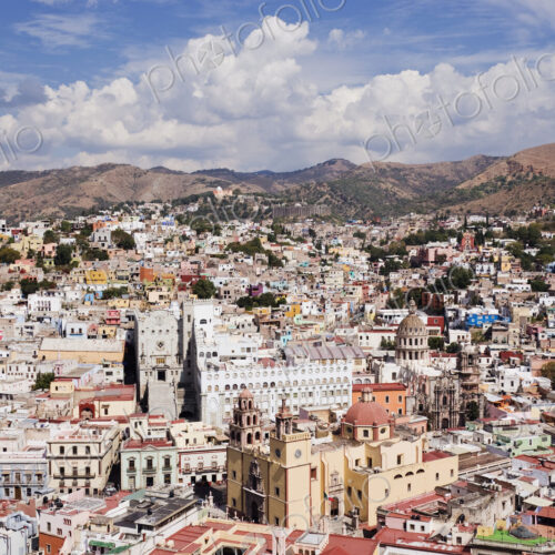 City of Guanajuato from the Pipila Overlook at Dusk City of Guanajuato from the Pipila Overlook at Dusk