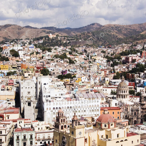 City of Guanajuato from the Pipila Overlook at Dusk City of Guanajuato from the Pipila Overlook at Dusk