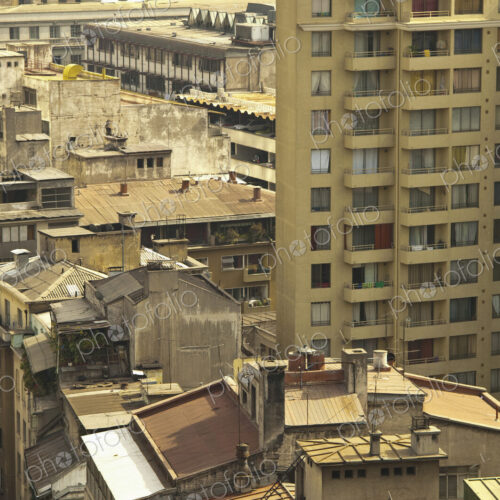 Cityscape of Low Income Housing