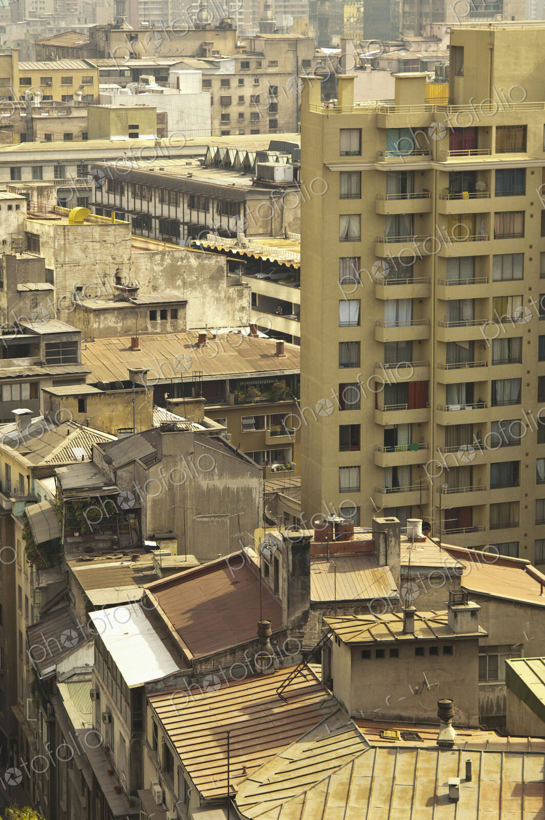 Cityscape of Low Income Housing