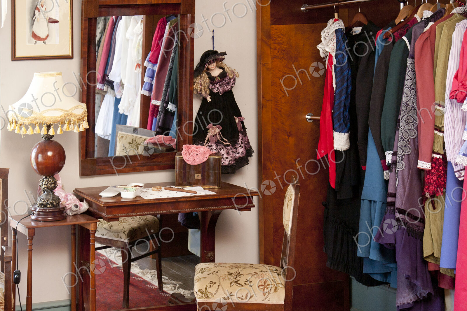 Classic Fashions in a Closet