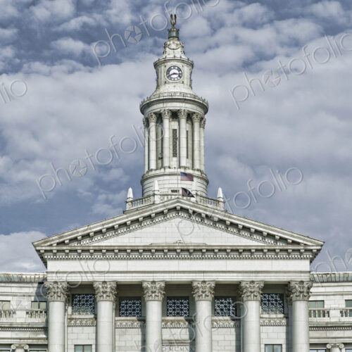 Clock Tower On Building