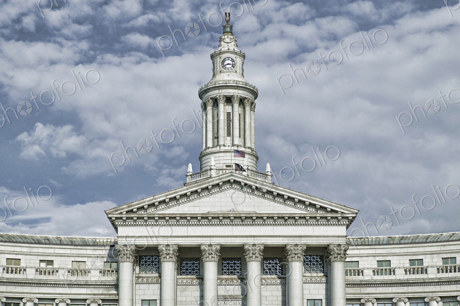 Clock Tower On Building